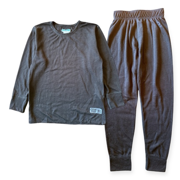 Polarmax Thermal Double Base Layer Top, Youth Size M 8-10 Black - Picture 5 of 5